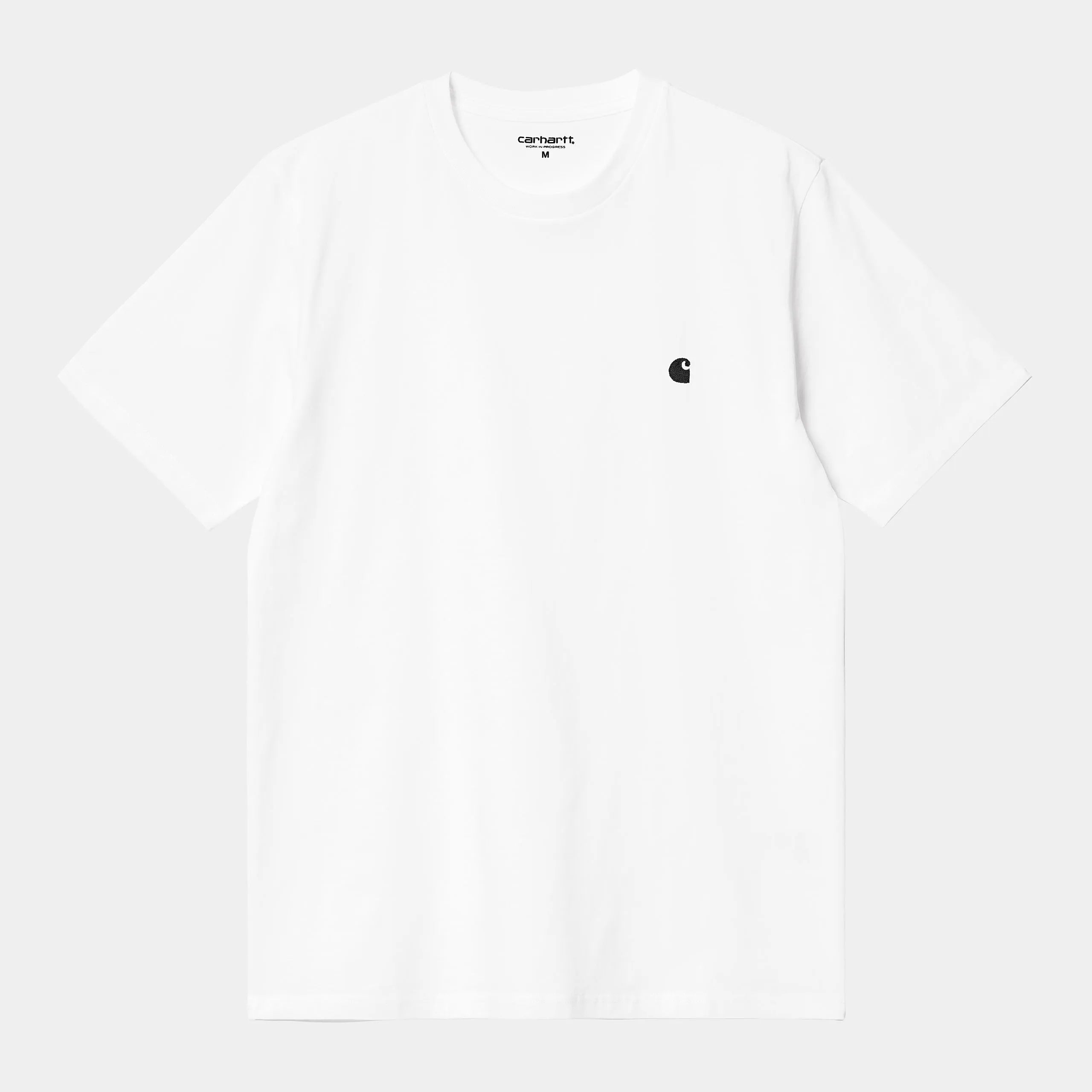 Carhartt S/S Madison T-Shirt - White/Black - Stencil