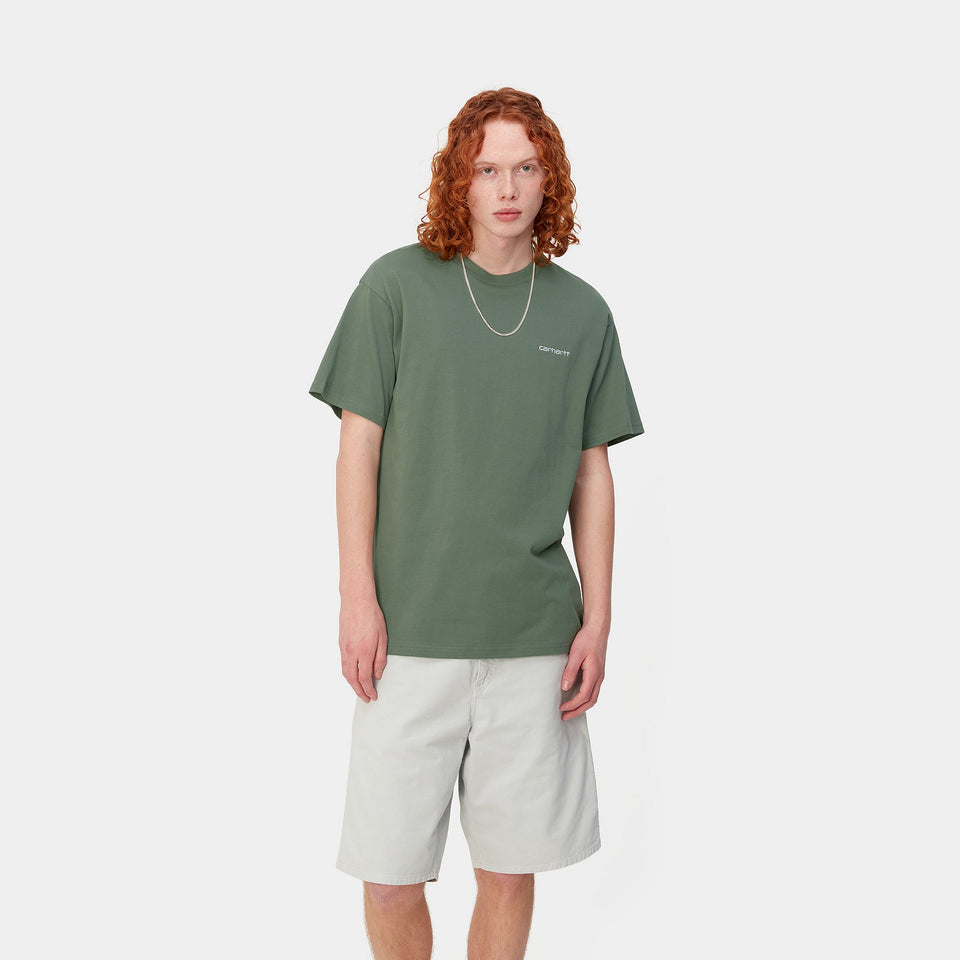 Carhartt S/S Script Embroidery T-Shirt - Park