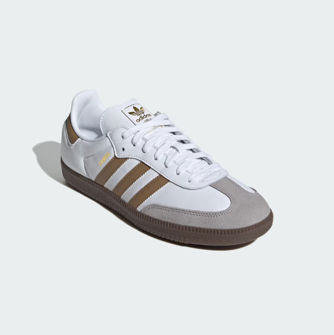 Adidas Samba OG - Cloud White / Brown Desert / Clear Granite