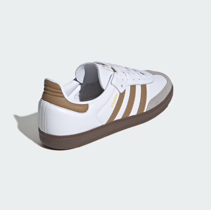 Adidas Samba OG - Cloud White / Brown Desert / Clear Granite