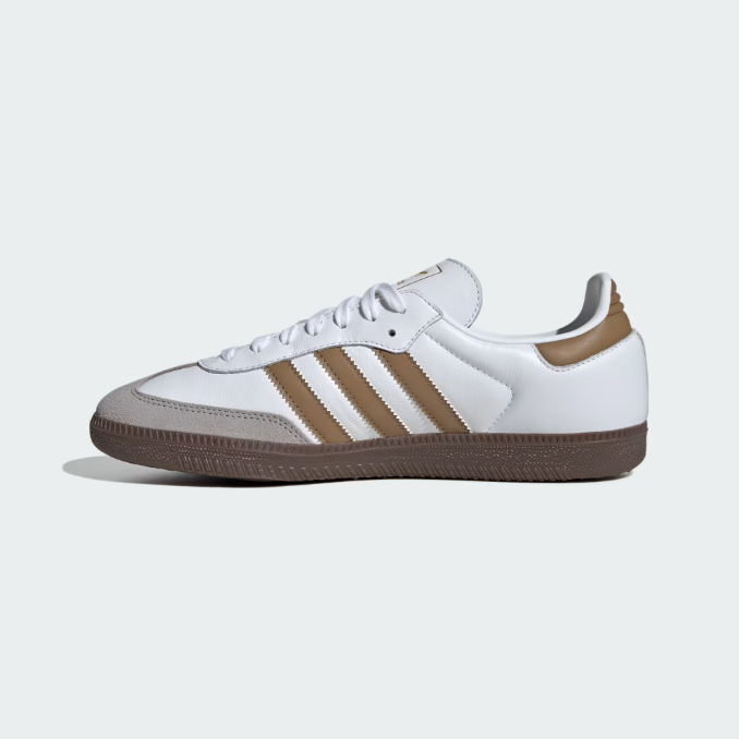 Adidas Samba OG - Cloud White / Brown Desert / Clear Granite