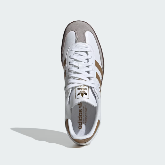 Adidas Samba OG - Cloud White / Brown Desert / Clear Granite