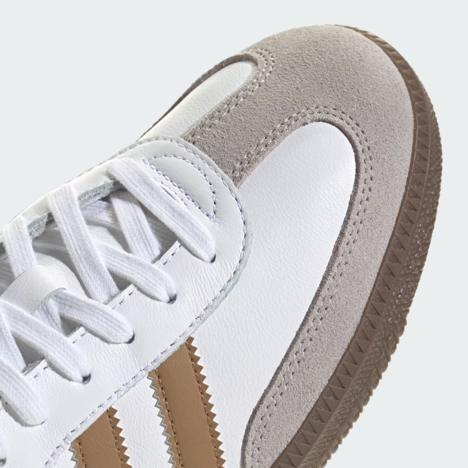 Adidas Samba OG - Cloud White / Brown Desert / Clear Granite