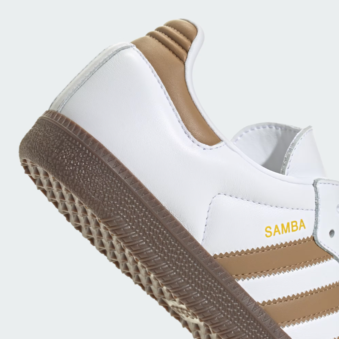 Adidas Samba OG - Cloud White / Brown Desert / Clear Granite