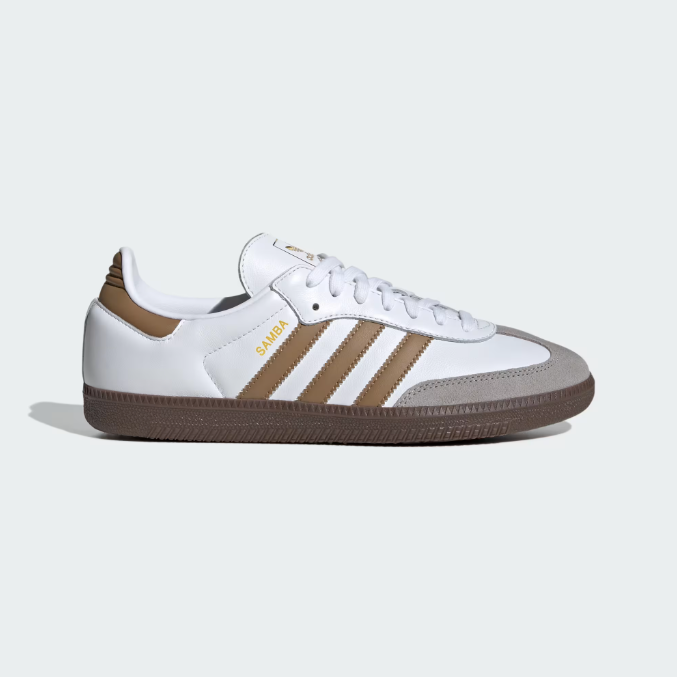 Adidas Samba OG - Cloud White / Brown Desert / Clear Granite