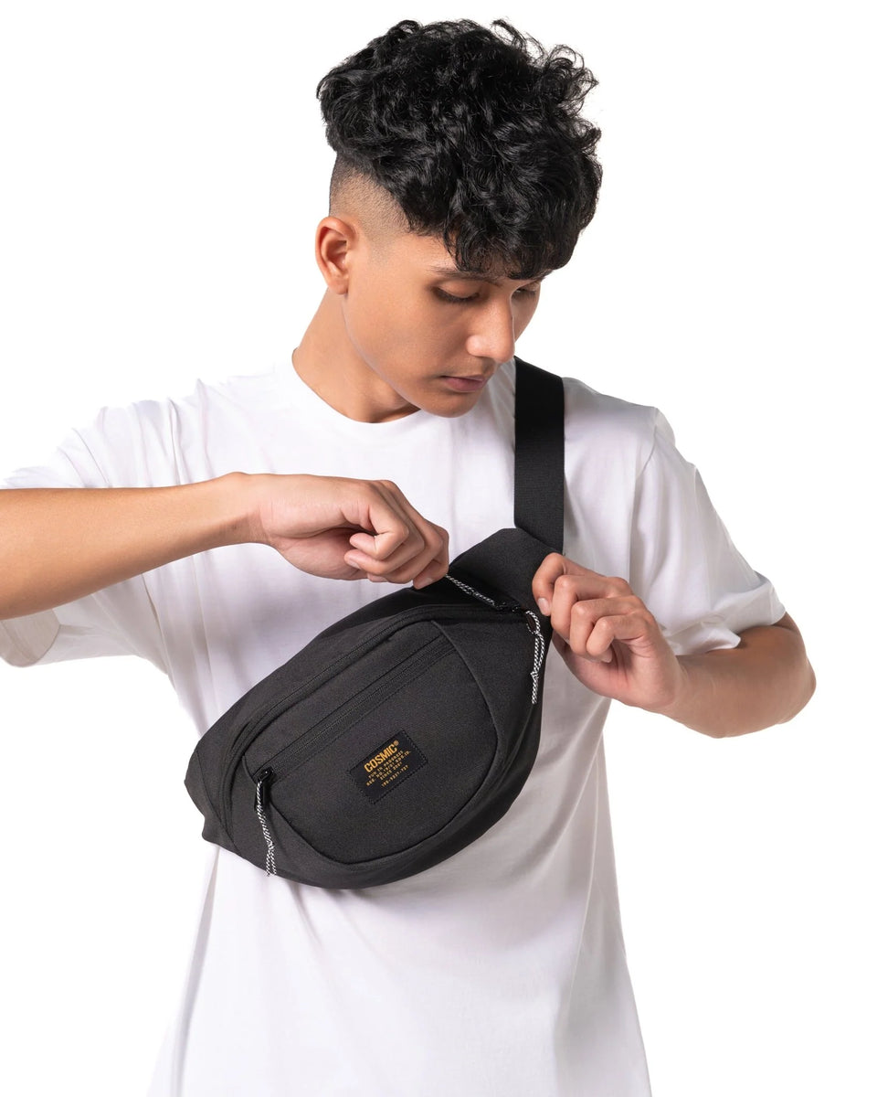 Cosmic Satisfy Side Bag - Black