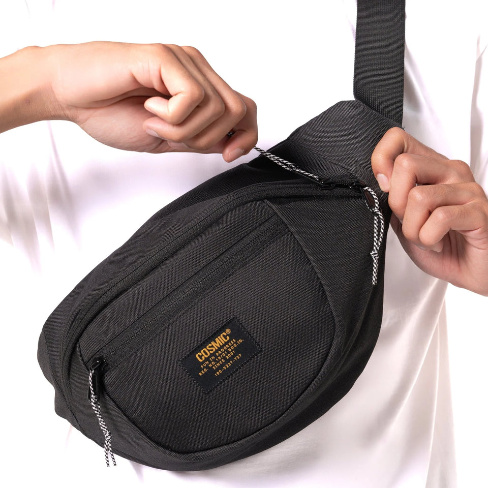 Cosmic Satisfy Side Bag - Black
