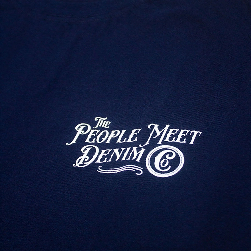 PMD & Co Kaos CLASSIC Tee Navy - Stencil