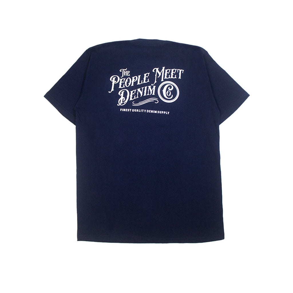 PMD & Co Kaos CLASSIC Tee Navy - Stencil