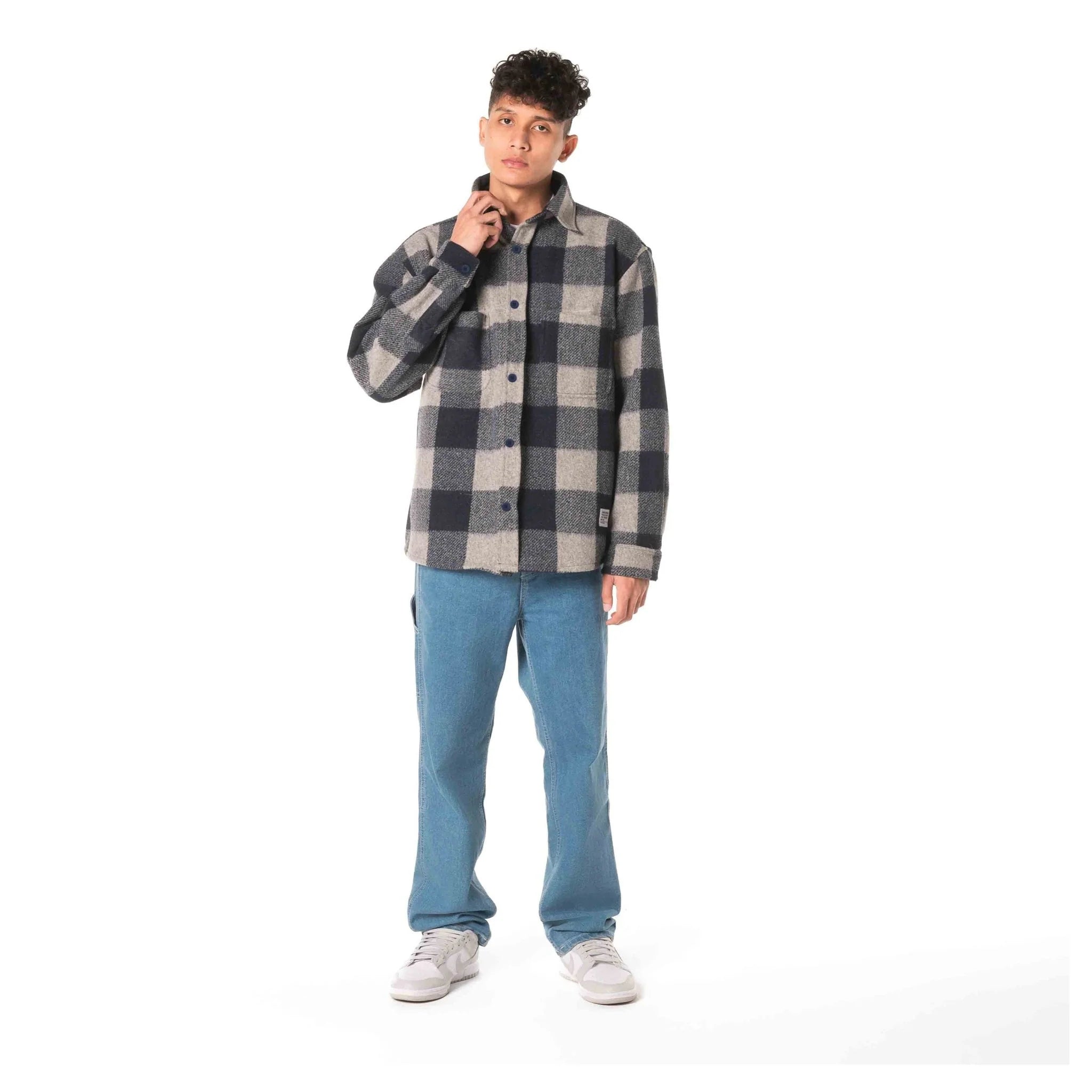 Cosmic Shevi Jacket - Navy - Stencil
