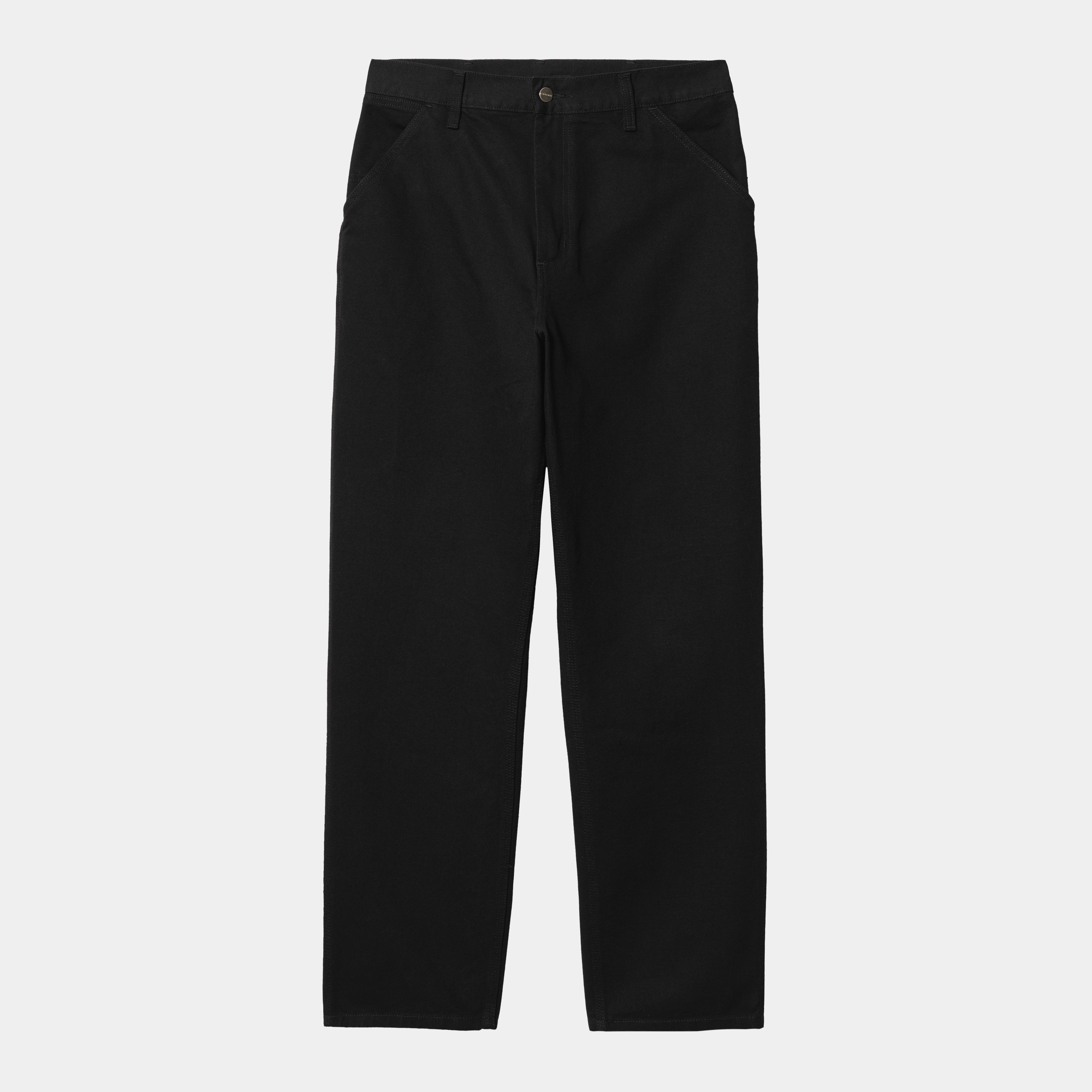 Carhartt Simple Pants - Black Rinsed (12.oz) - Stencil