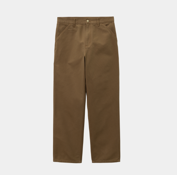 Carhartt Single Knee Pants - Hamilton Brown Rinsed - Stencil