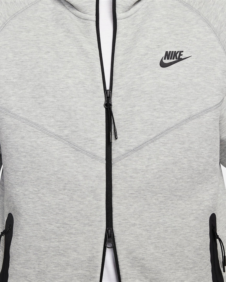 Nike Men's Sportswear Tech Fleece Windrunner Full-Zip Hoodie Dark Grey Heather/Black