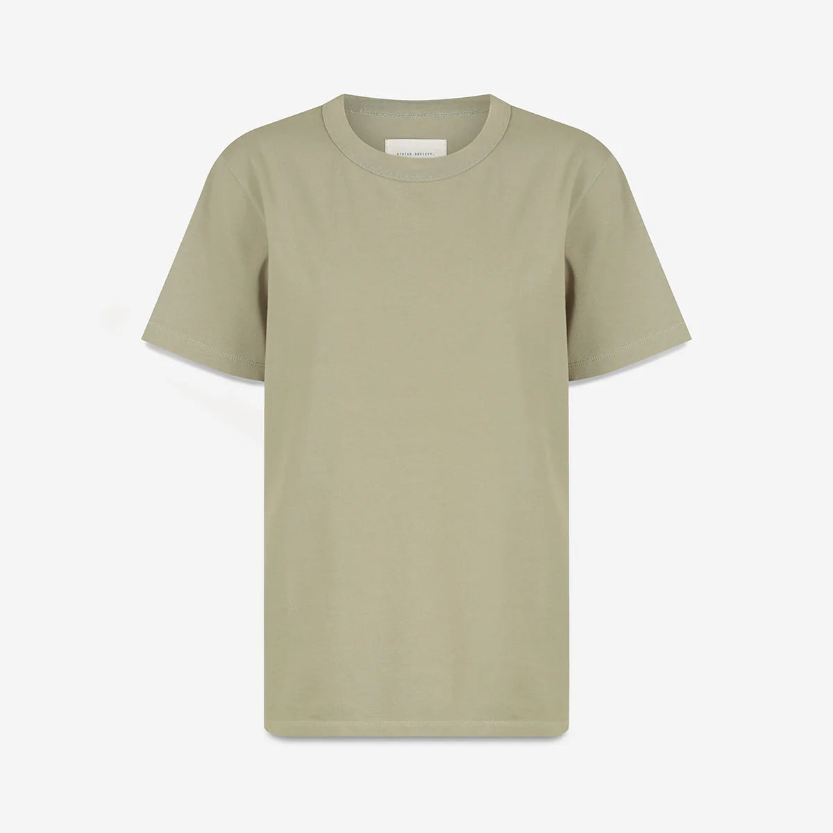 Status Anxiety Feels Right Tee Washed Sage - Stencil