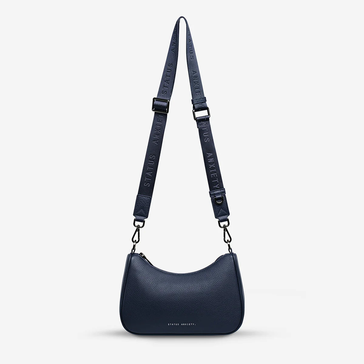 Status Anxiety Look Both Ways - Midnight Navy - Stencil