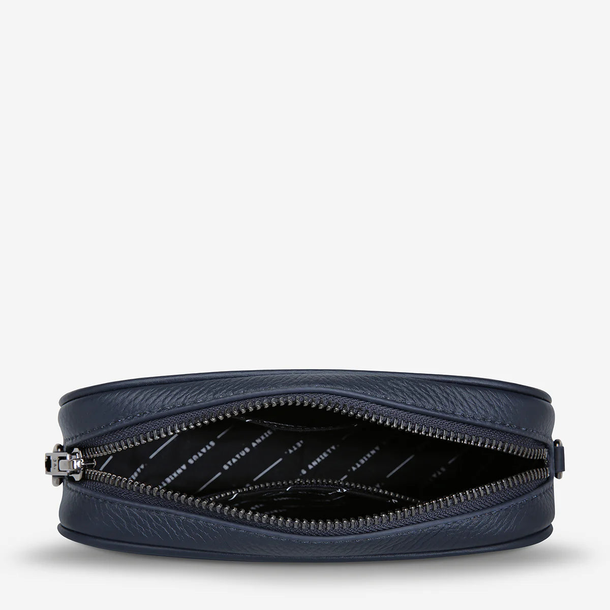 Status Anxiety Look Both Ways - Midnight Navy - Stencil