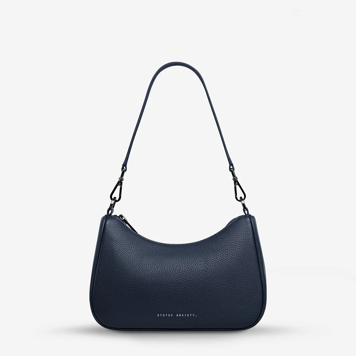 Status Anxiety Look Both Ways - Midnight Navy - Stencil