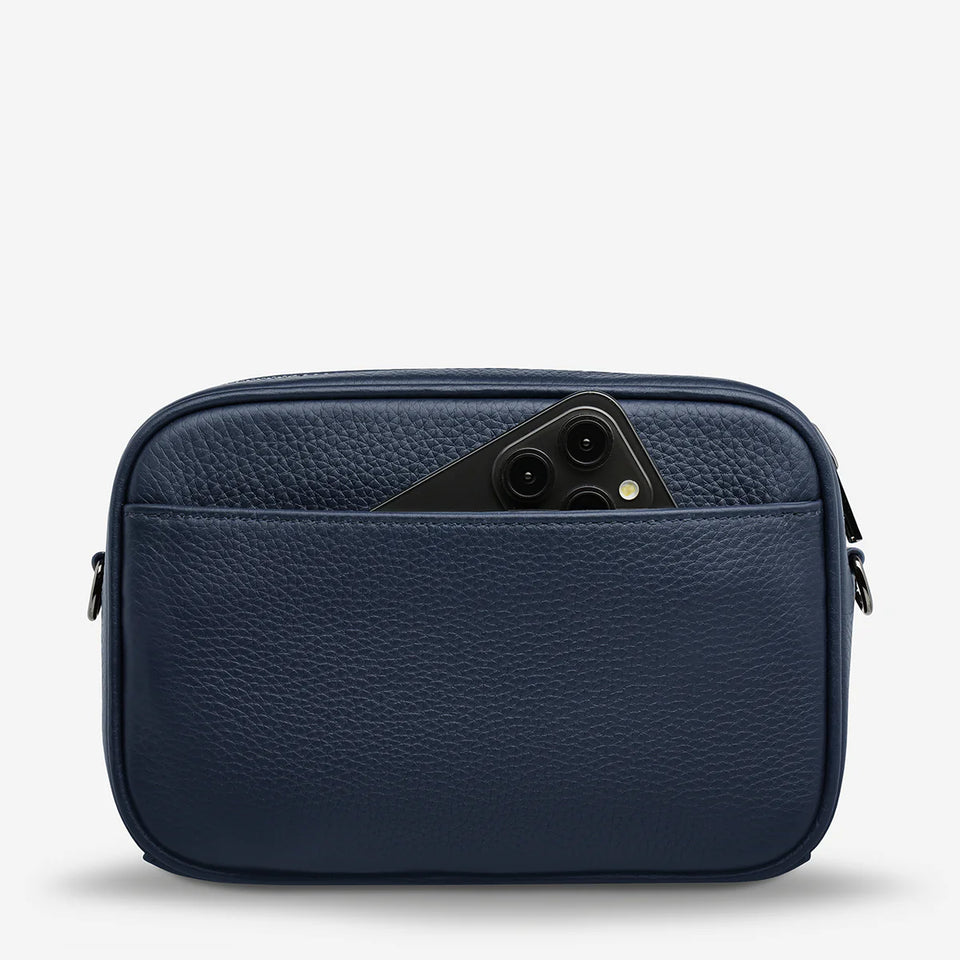 Status Anxiety Plunder With Webbed Strap - Midnight Blue - Stencil