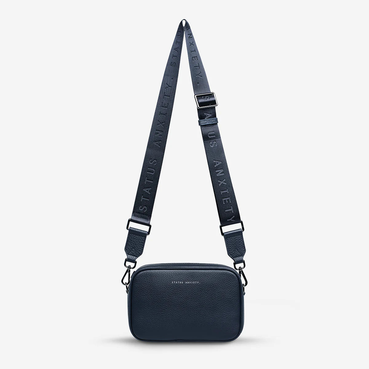 Status Anxiety Plunder With Webbed Strap - Midnight Blue - Stencil