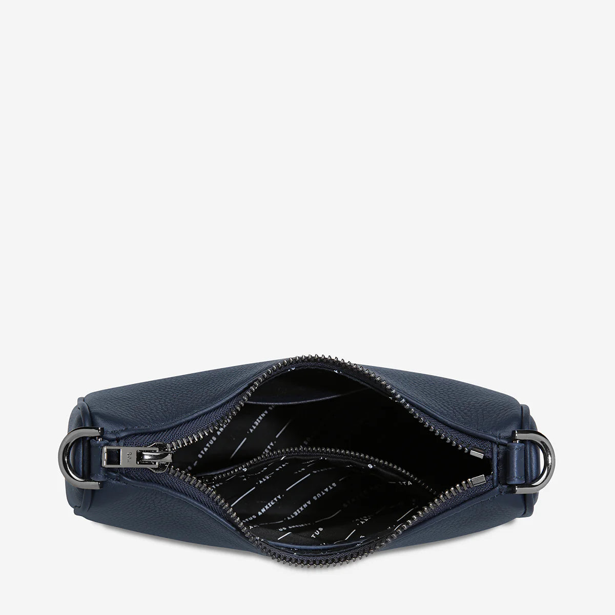 Status Anxiety Plunder With Webbed Strap - Midnight Blue - Stencil