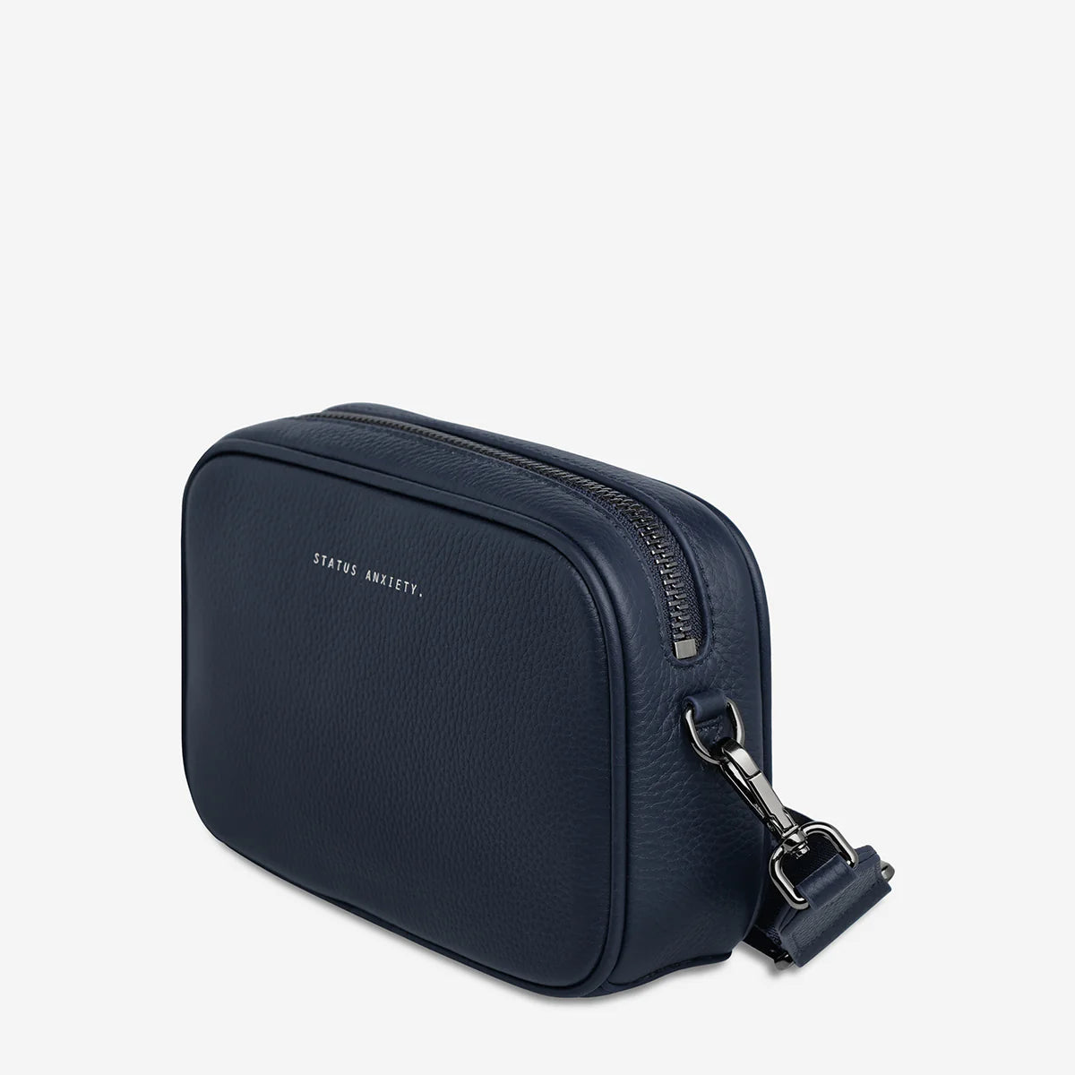 Status Anxiety Plunder With Webbed Strap - Midnight Blue - Stencil