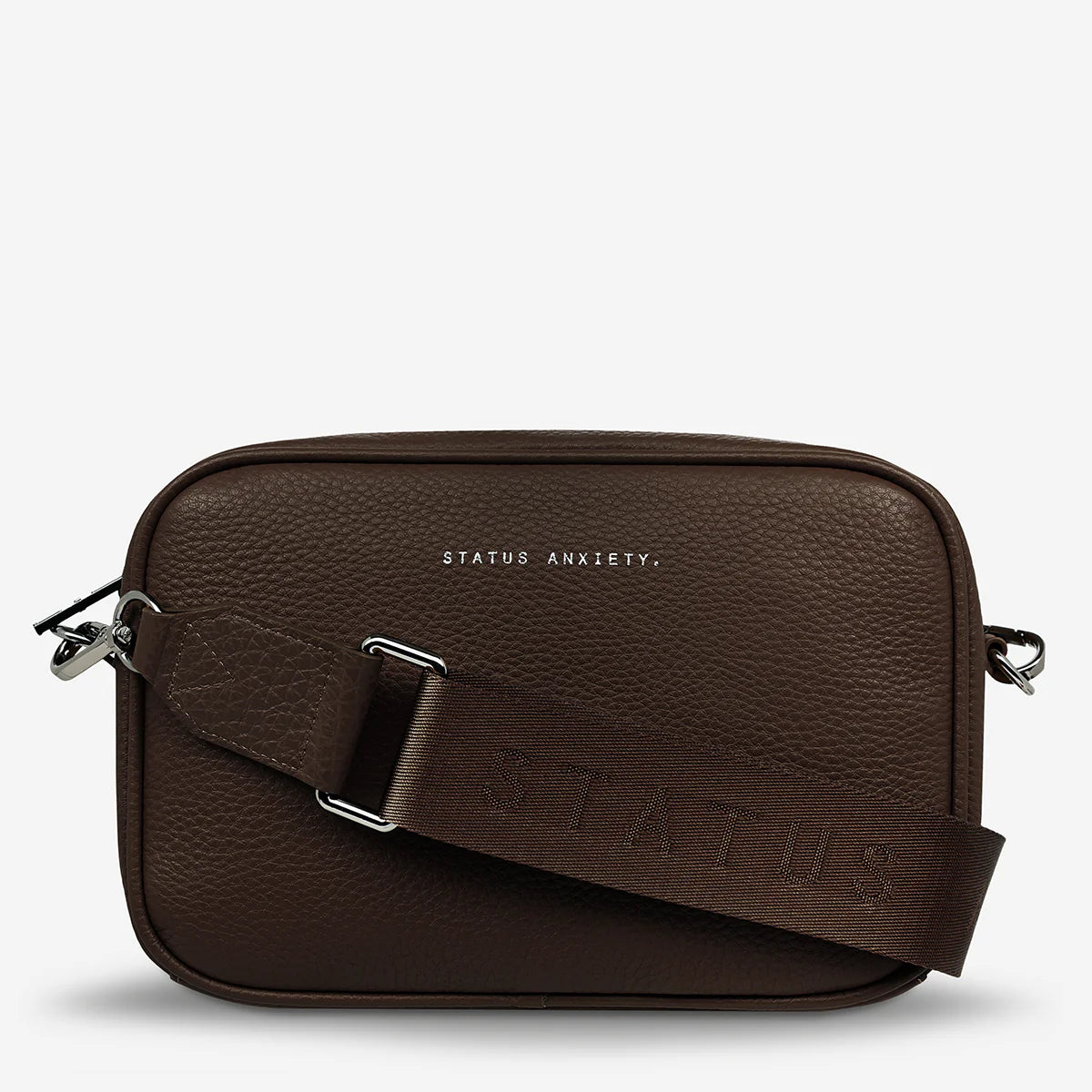 Status Anxiety Plunder With Webbed Strap - Cocoa - Stencil