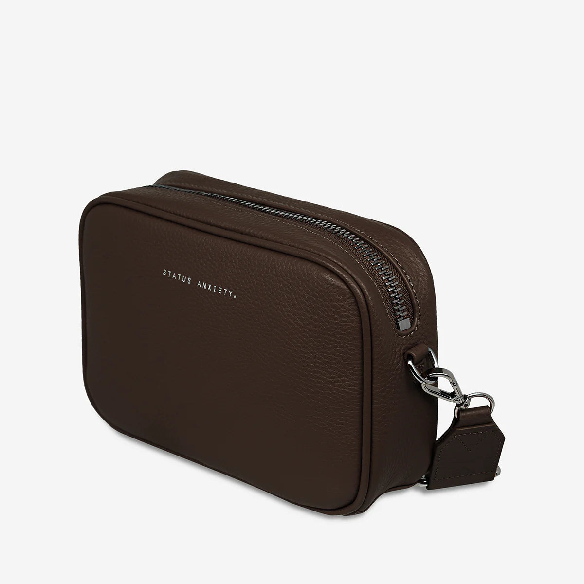 Status Anxiety Plunder With Webbed Strap - Cocoa - Stencil