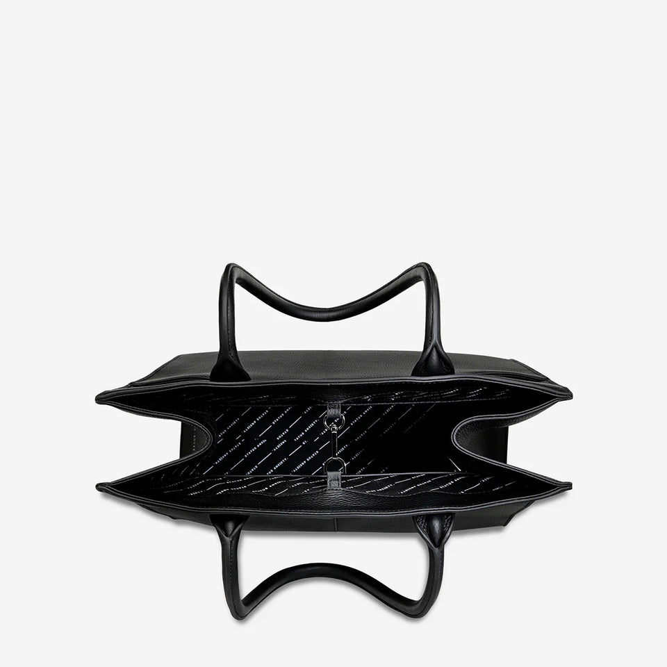 Status Anxiety Without Warning - Black - Stencil