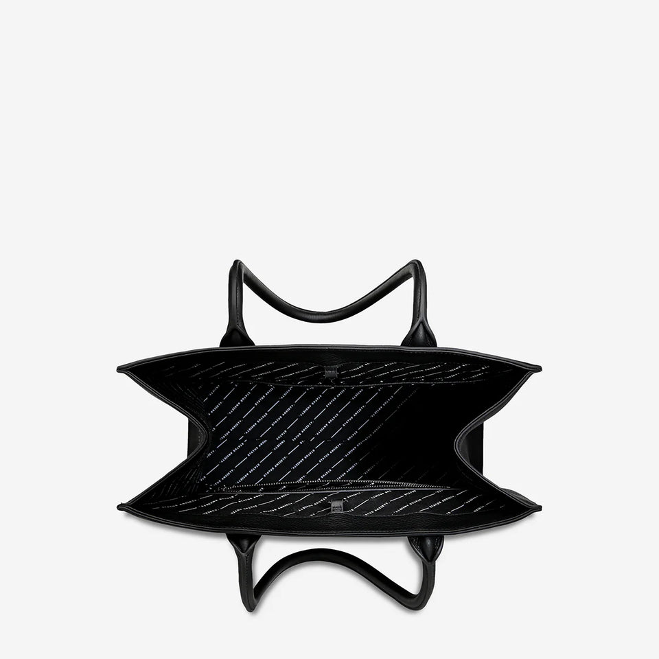 Status Anxiety Without Warning - Black - Stencil