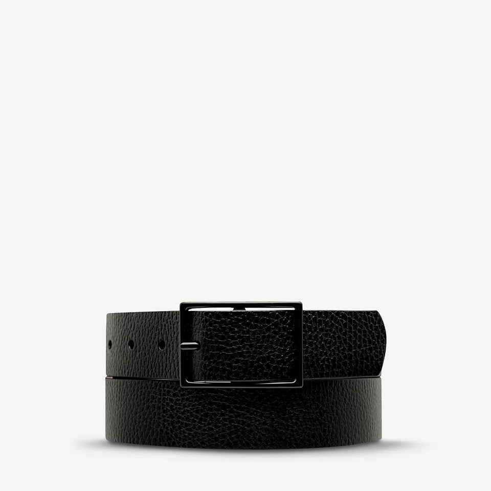 Status Anxiety Getting Real Belt - Black/Black