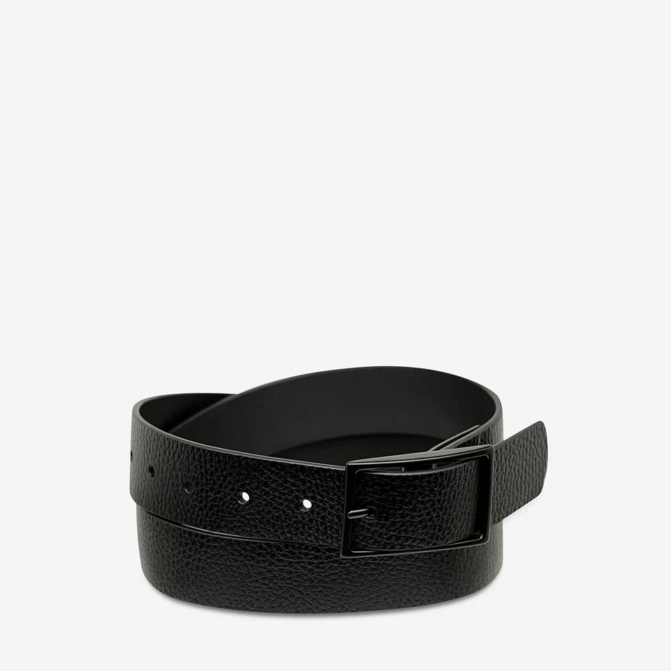 Status Anxiety Getting Real Belt - Black/Black