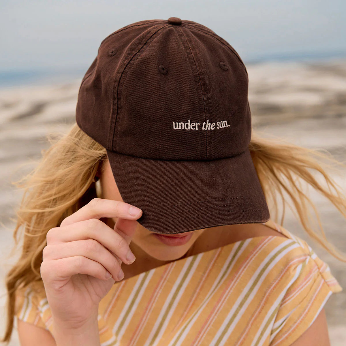 Status Anxiety Under The Sun Cap - Bark - Stencil