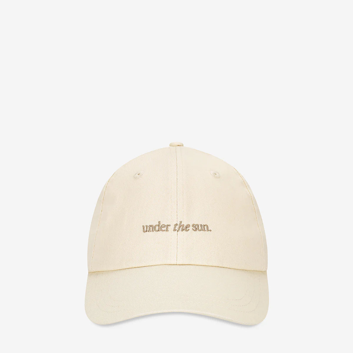 Status Anxiety Under The Sun Cap - Cream - Stencil