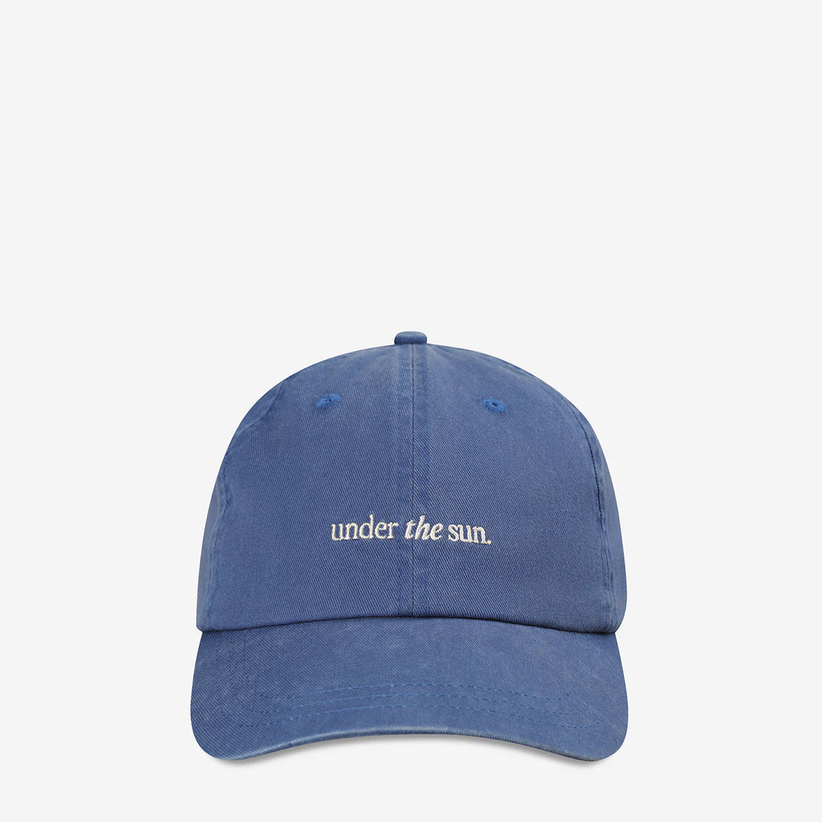 Status Anxiety Under The Sun Cap - French Blue - Stencil