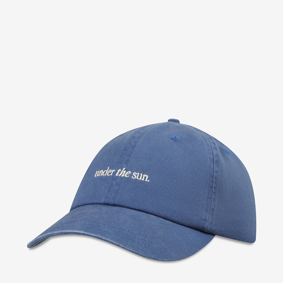 Status Anxiety Under The Sun Cap - French Blue - Stencil