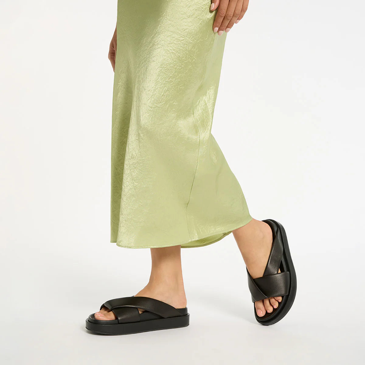 Status Anxiety Full Circle Sandal - Black - Stencil