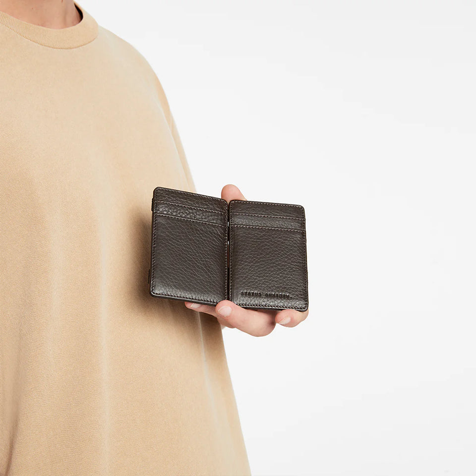 Status Anxiety Flip Wallet Chocolate