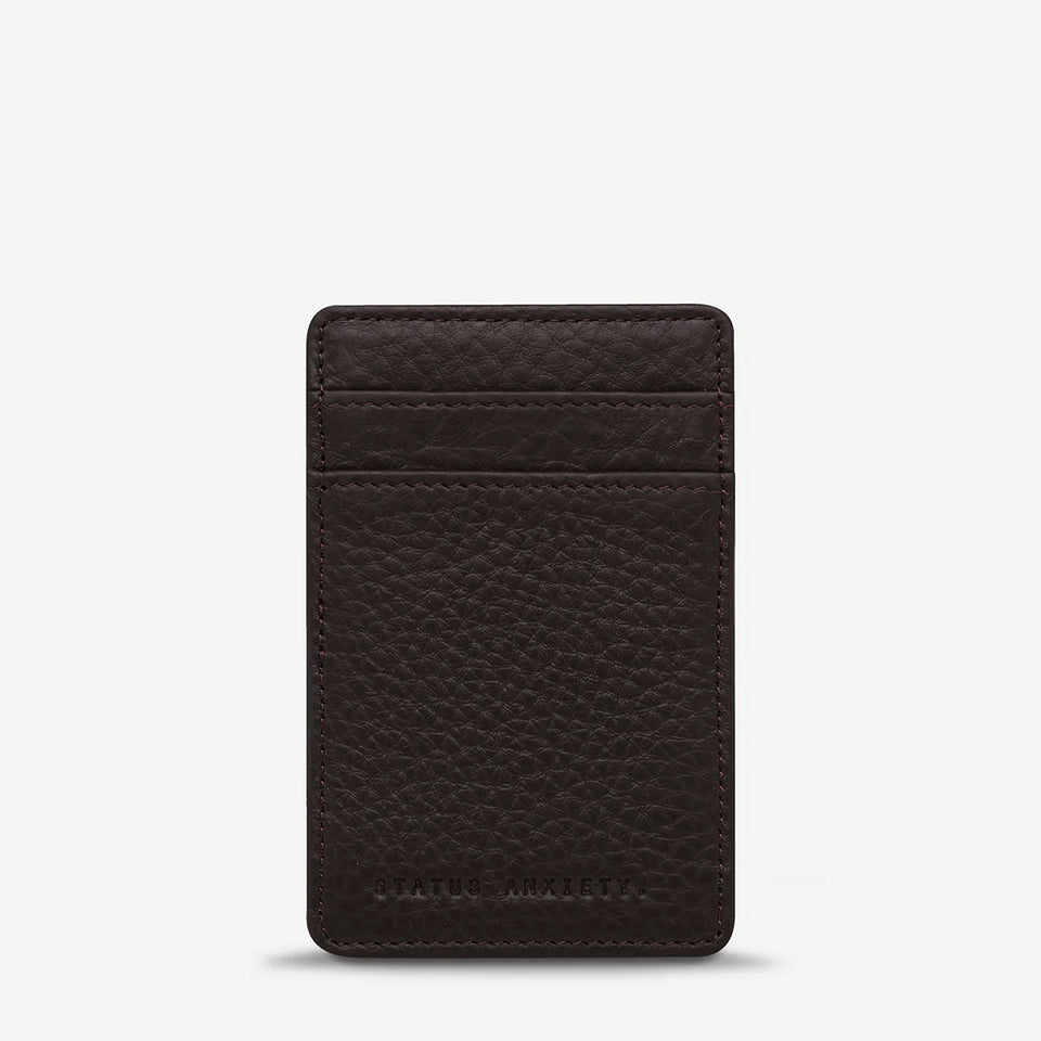 Status Anxiety Flip Wallet Chocolate