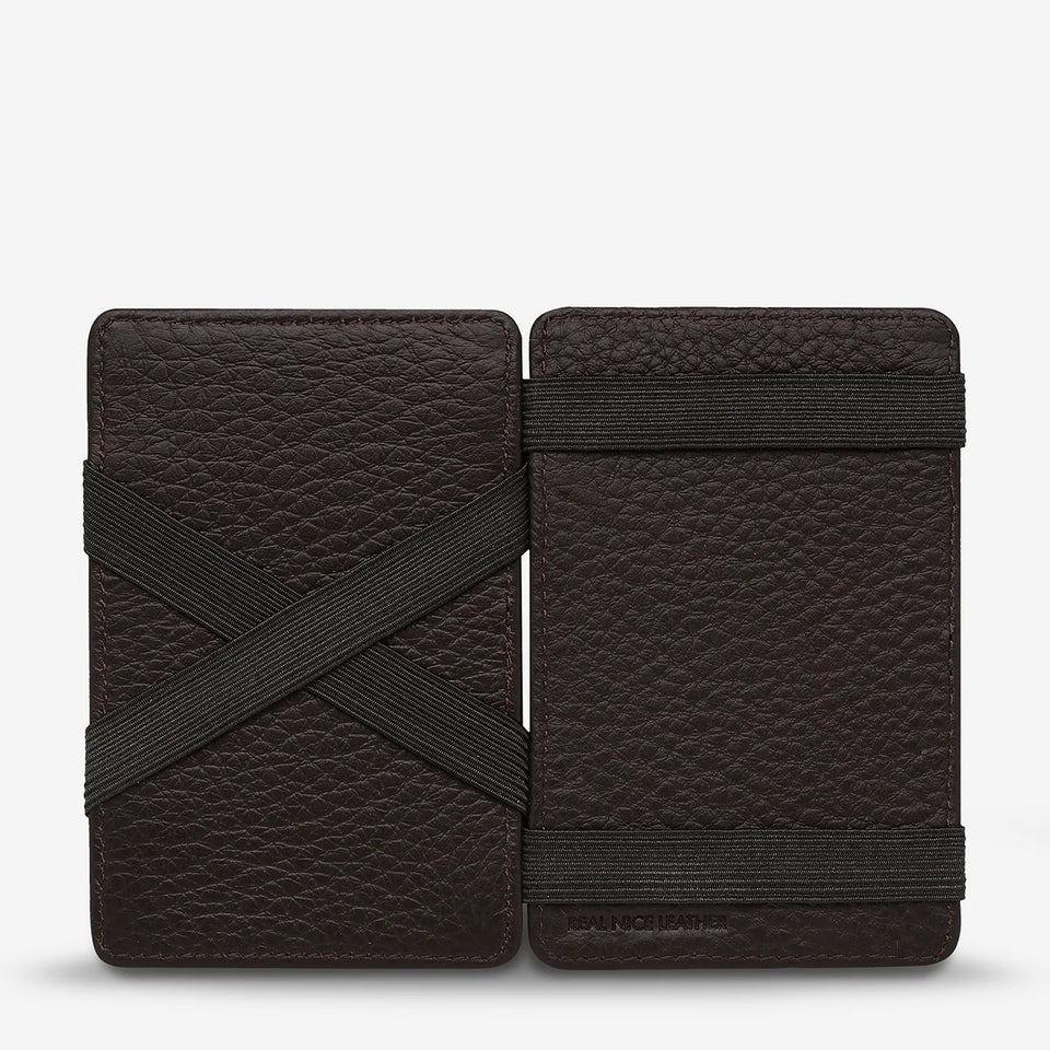 Status Anxiety Flip Wallet Chocolate