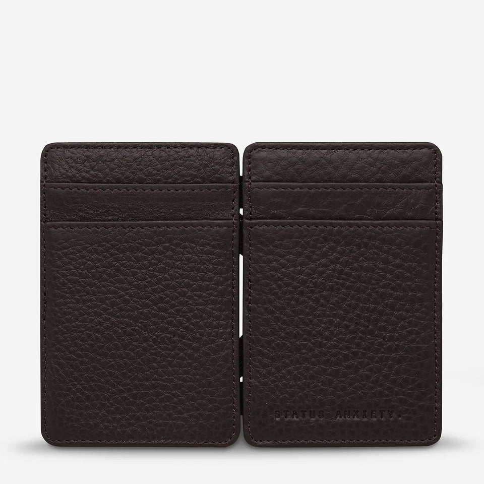 Status Anxiety Flip Wallet Chocolate