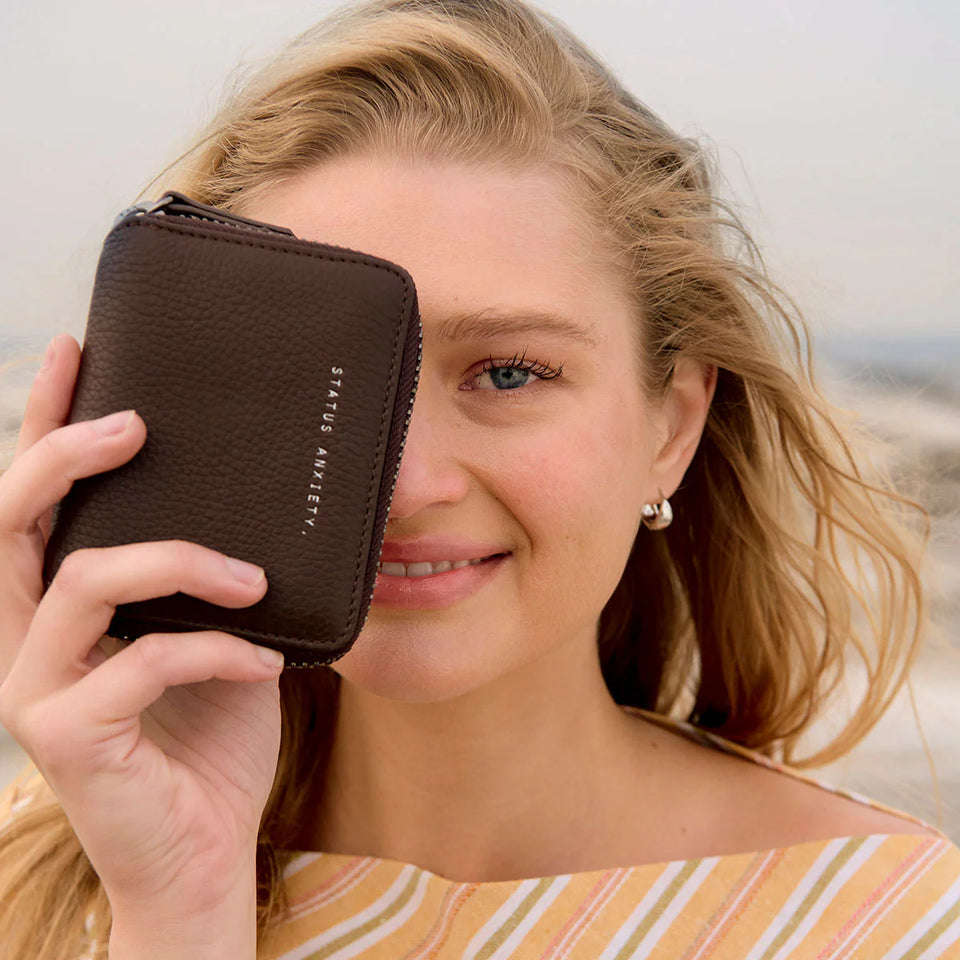 Status Anxiety Wayward Wallet - Cocoa