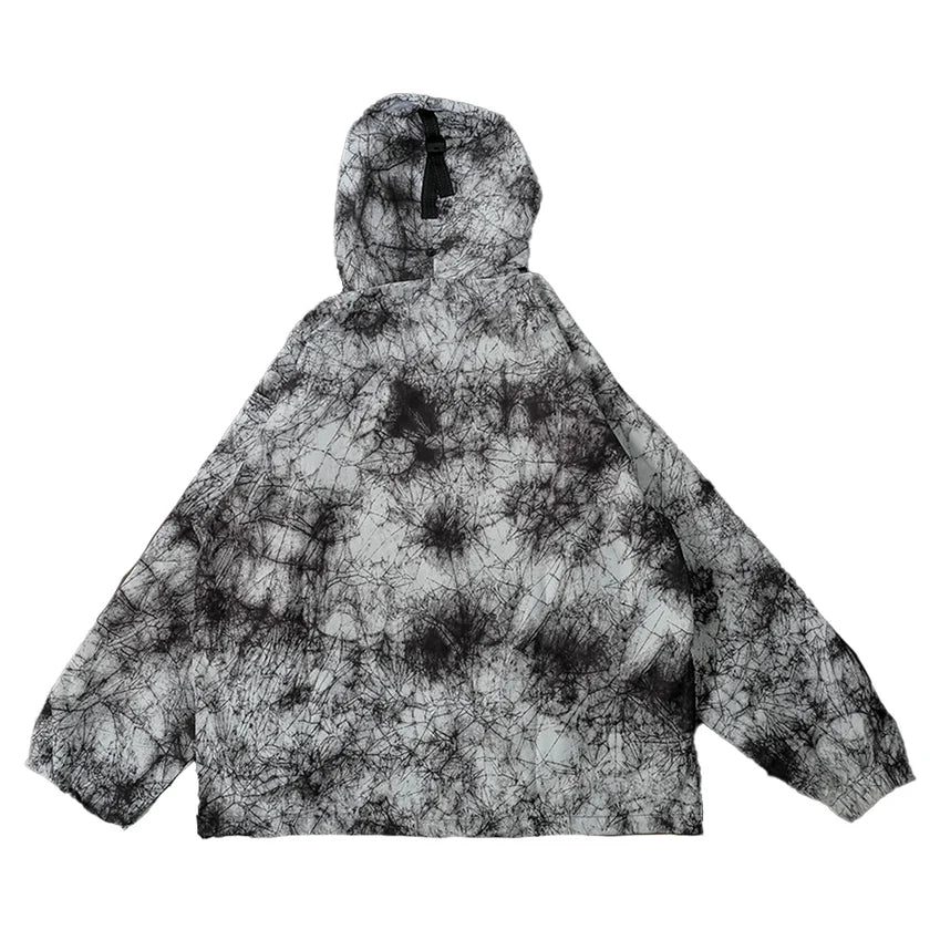 Paper Sten Jacket - Motif Tiedye Black