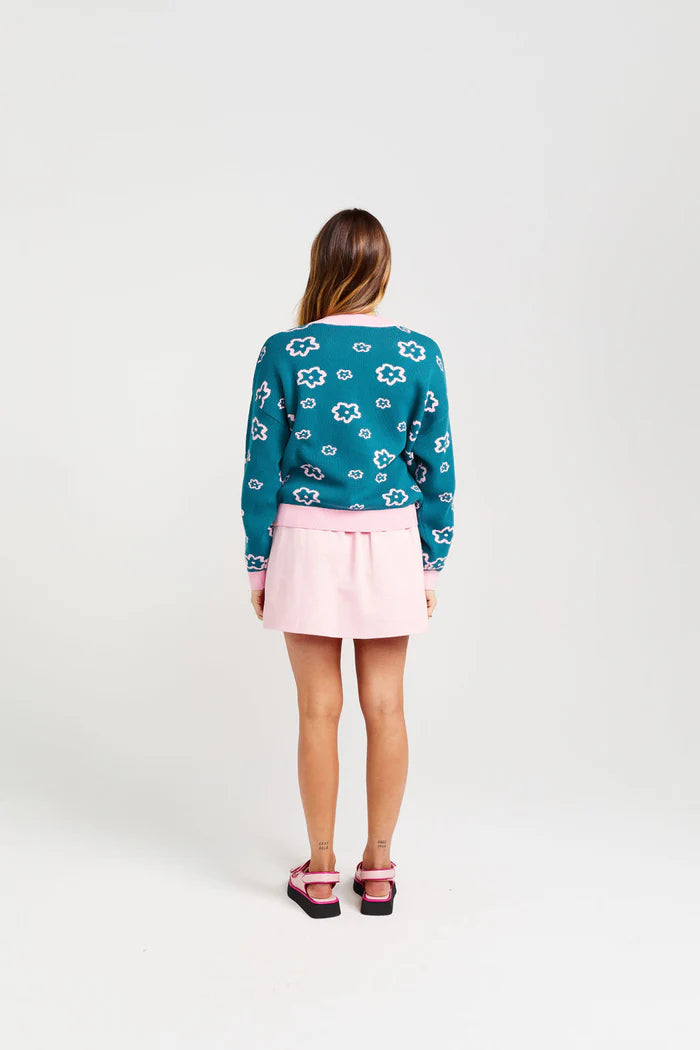 Thing Thing Rosie Jumper - Teal Candy