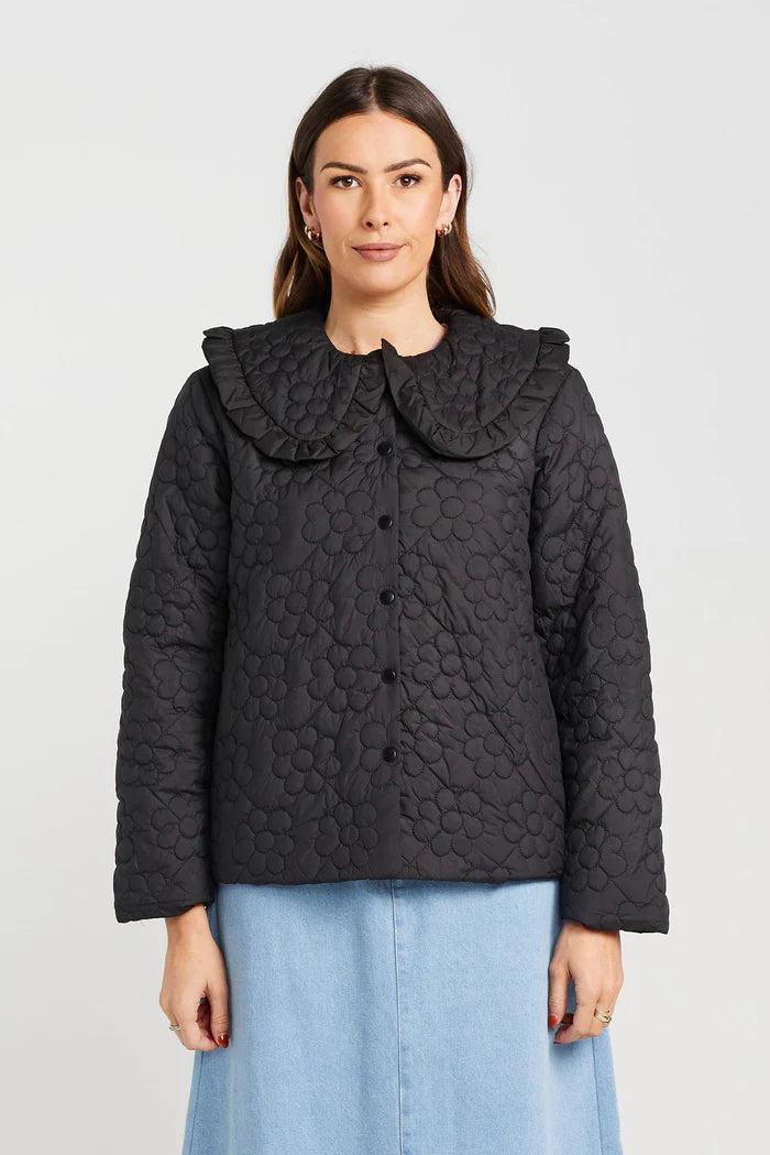 Thing Thing Remark Jacket - Black Flora