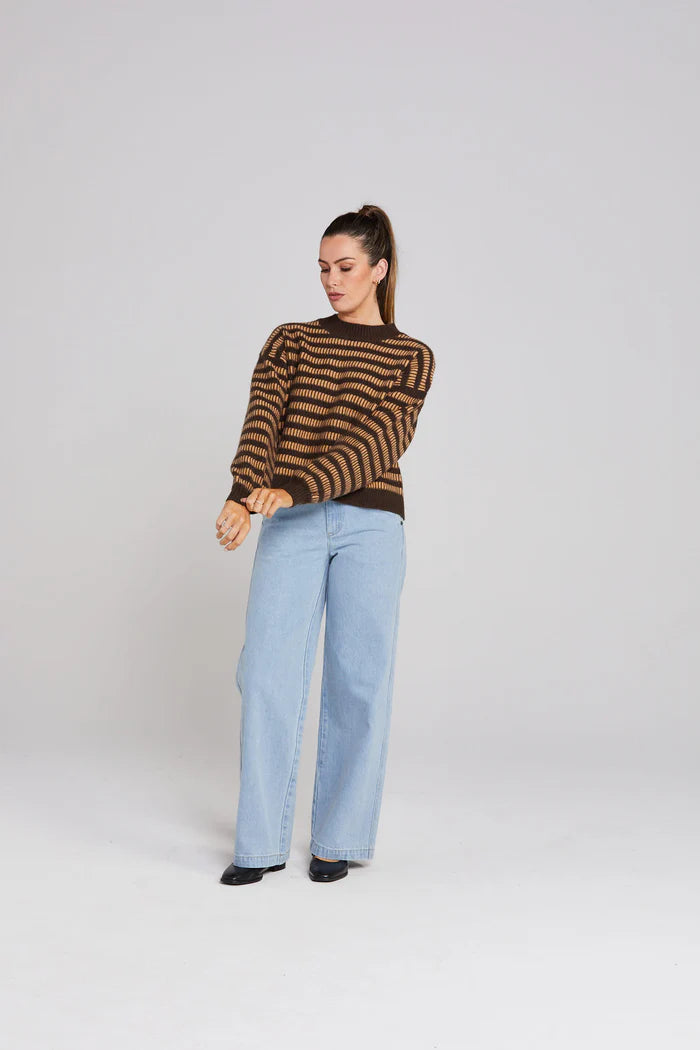 Thing Thing Ignite Jumper - Choc & Mocha