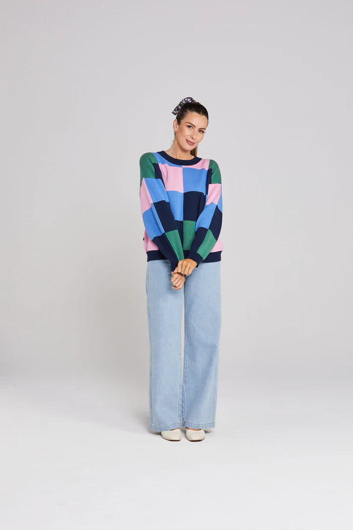 Thing Thing Checker Jumper - Harmony Hues