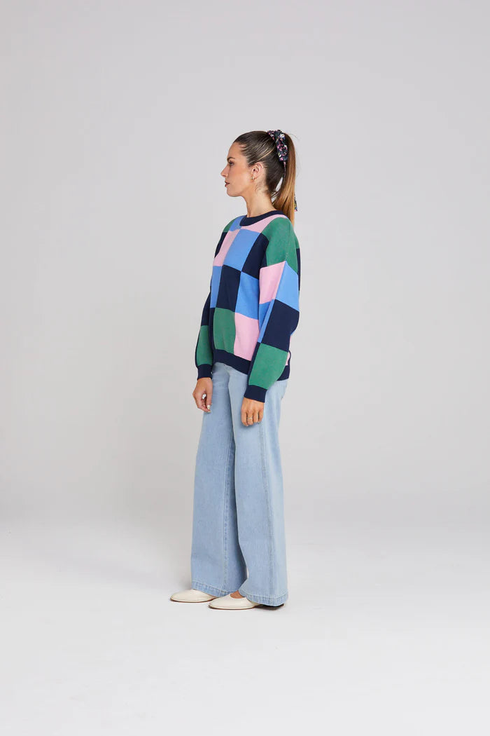 Thing Thing Checker Jumper - Harmony Hues