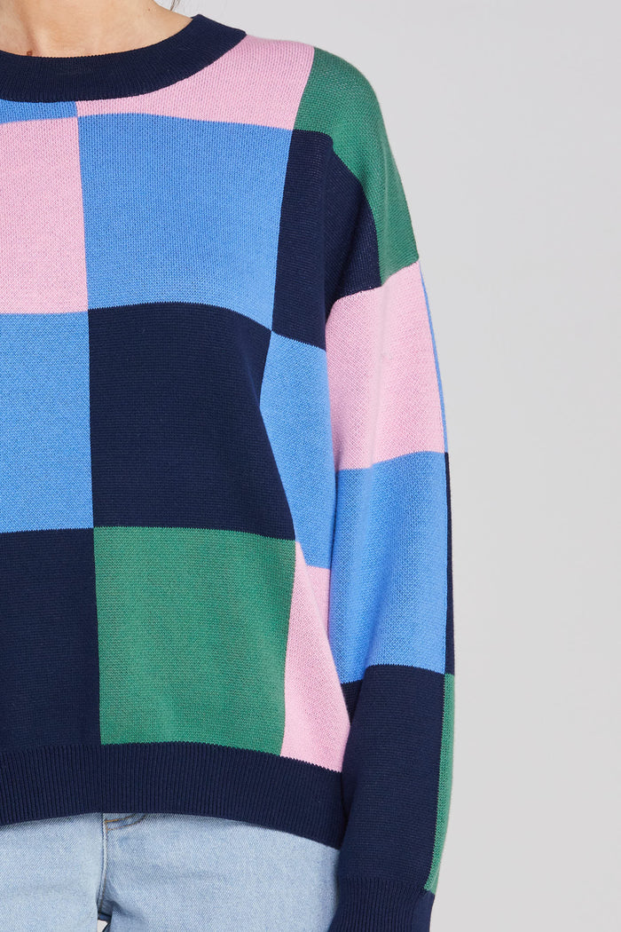 Thing Thing Checker Jumper - Harmony Hues