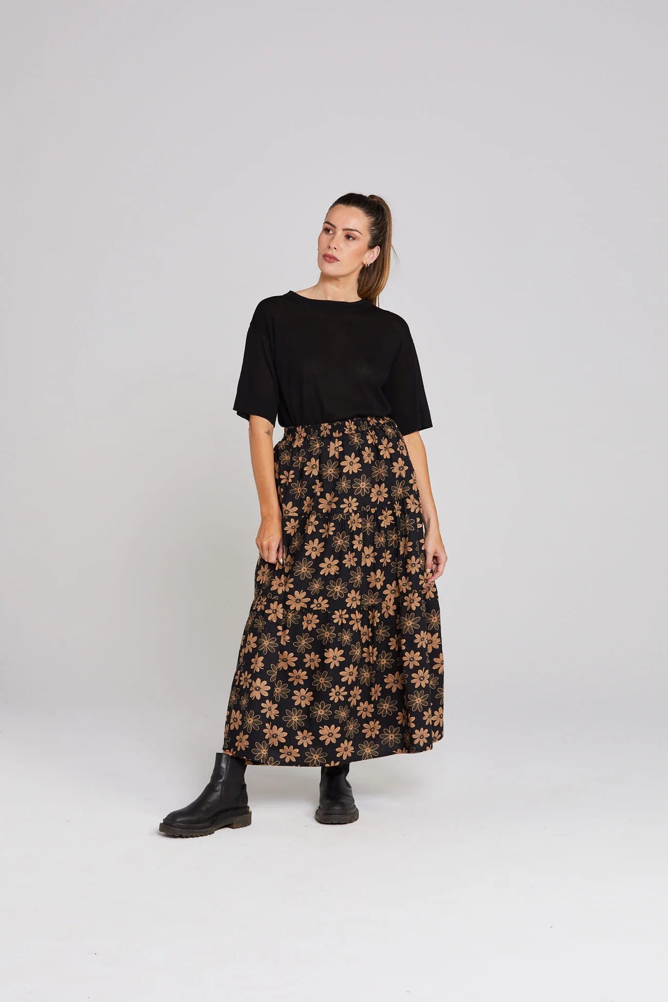 Thing Thing Karla Skirt - Winter Petal - Stencil