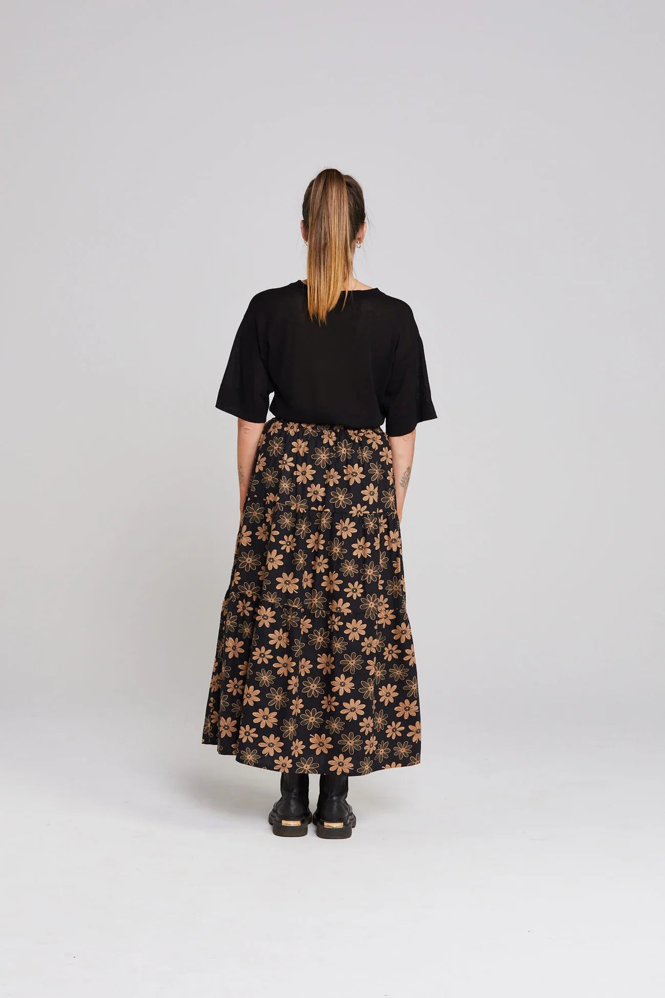 Thing Thing Karla Skirt - Winter Petal - Stencil